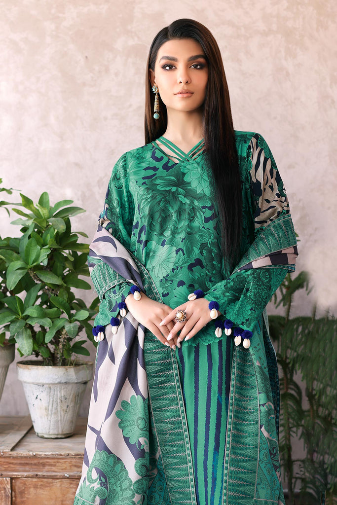 Charizma Print Melody Unstitched Embroidered Staple 3Pc Suit CPMW3-05