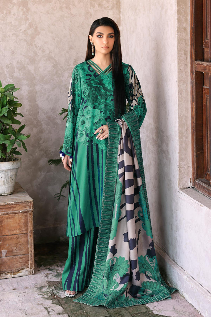 Charizma Print Melody Unstitched Embroidered Staple 3Pc Suit CPMW3-05