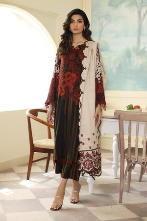 Charizma Print Melody Unstitched Embroidered Staple 3Pc Suit CPMW3-09