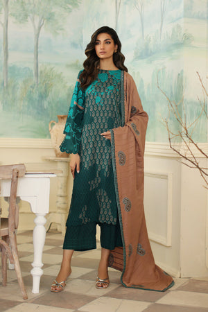 Charizma Print Melody Unstitched Embroidered Staple 3Pc Suit CPMW3-10