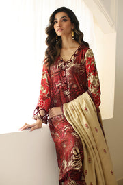 Charizma Print Melody Unstitched Embroidered Staple 3Pc Suit CPMW3-11