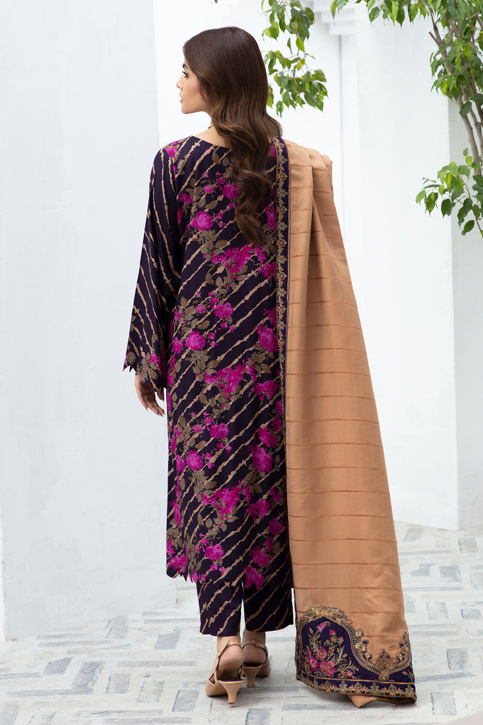 Charizma Print Melody Unstitched Embroidered Staple 3Pc Suit CPMW3-12