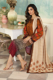 Charizma Print Melody Unstitched Embroidered Staple 3Pc Suit CPMW3-14