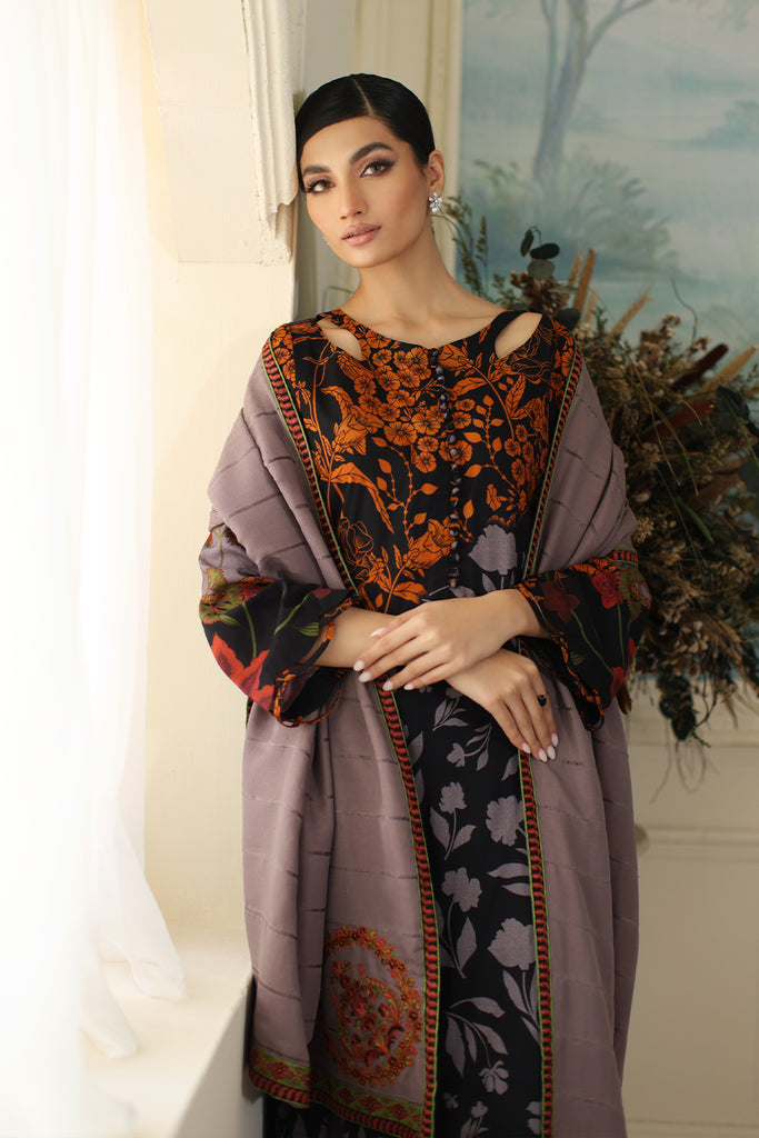 Charizma Print Melody Unstitched Embroidered Staple 3Pc Suit CPMW3-16
