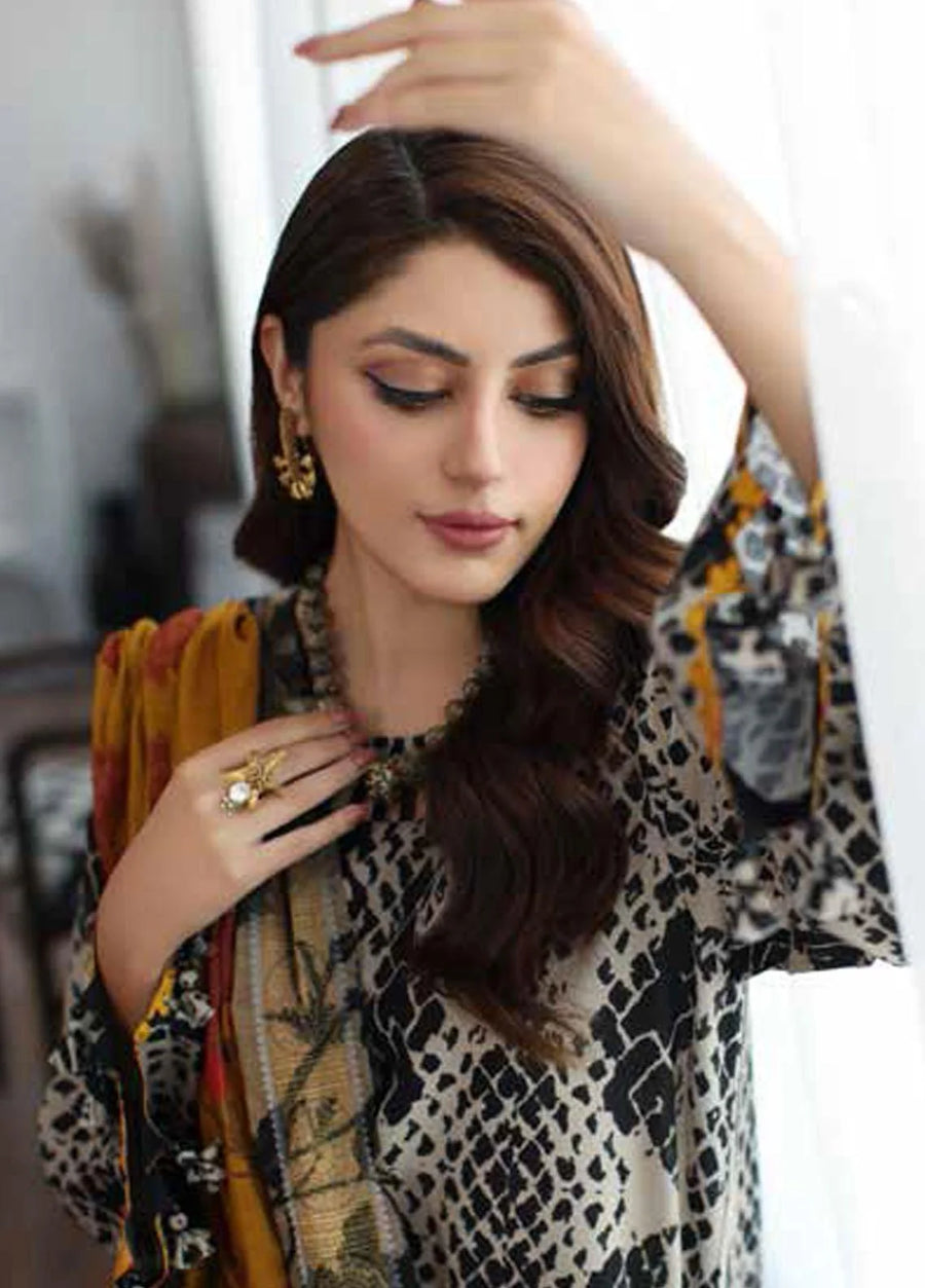 Charizma C-Print Vol-02 Unstitched Printed Linen 3Pc Suit CPW3-11