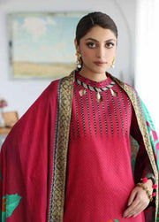 Charizma C-Print Vol-02 Unstitched Printed Linen 3Pc Suit CPW3-13