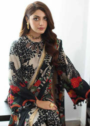 Charizma C-Print Vol-02 Unstitched Printed Linen 3Pc Suit CPW3-15