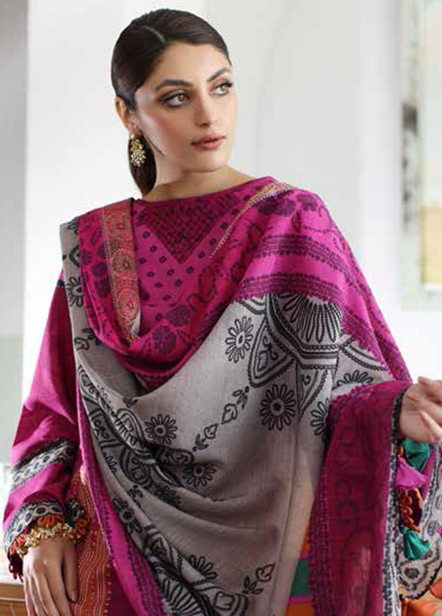 Charizma C-Print Vol-02 Unstitched Printed Linen 3Pc Suit CPW3-18