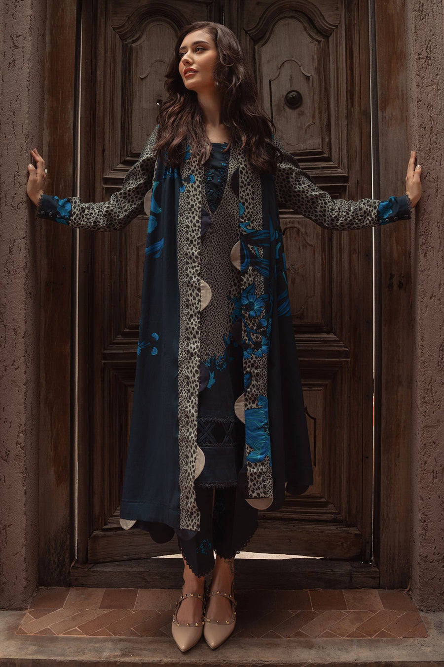 Charizma C-Print Vol-01 Printed Linen Unstitched 3Pc Suit CPW5-02