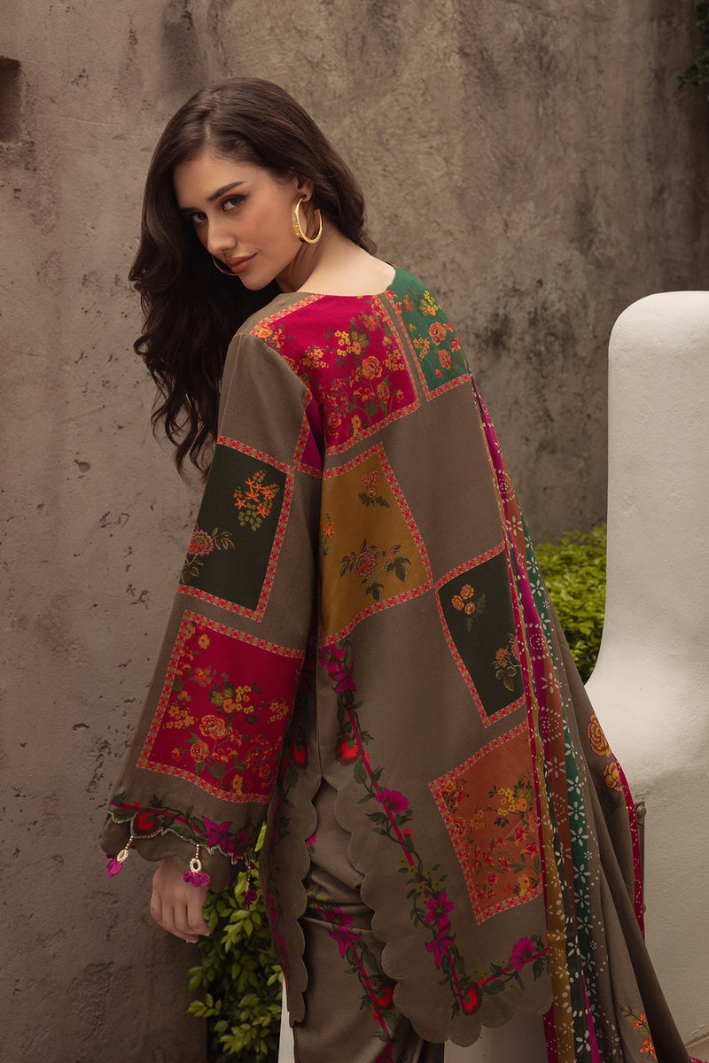 Charizma C-Print Vol-01 Printed Linen Unstitched 3Pc Suit CPW5-03