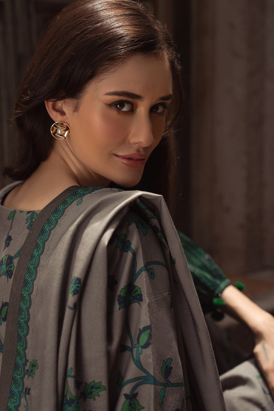 Charizma C-Print Vol-01 Printed Linen Unstitched 3Pc Suit CPW5-07