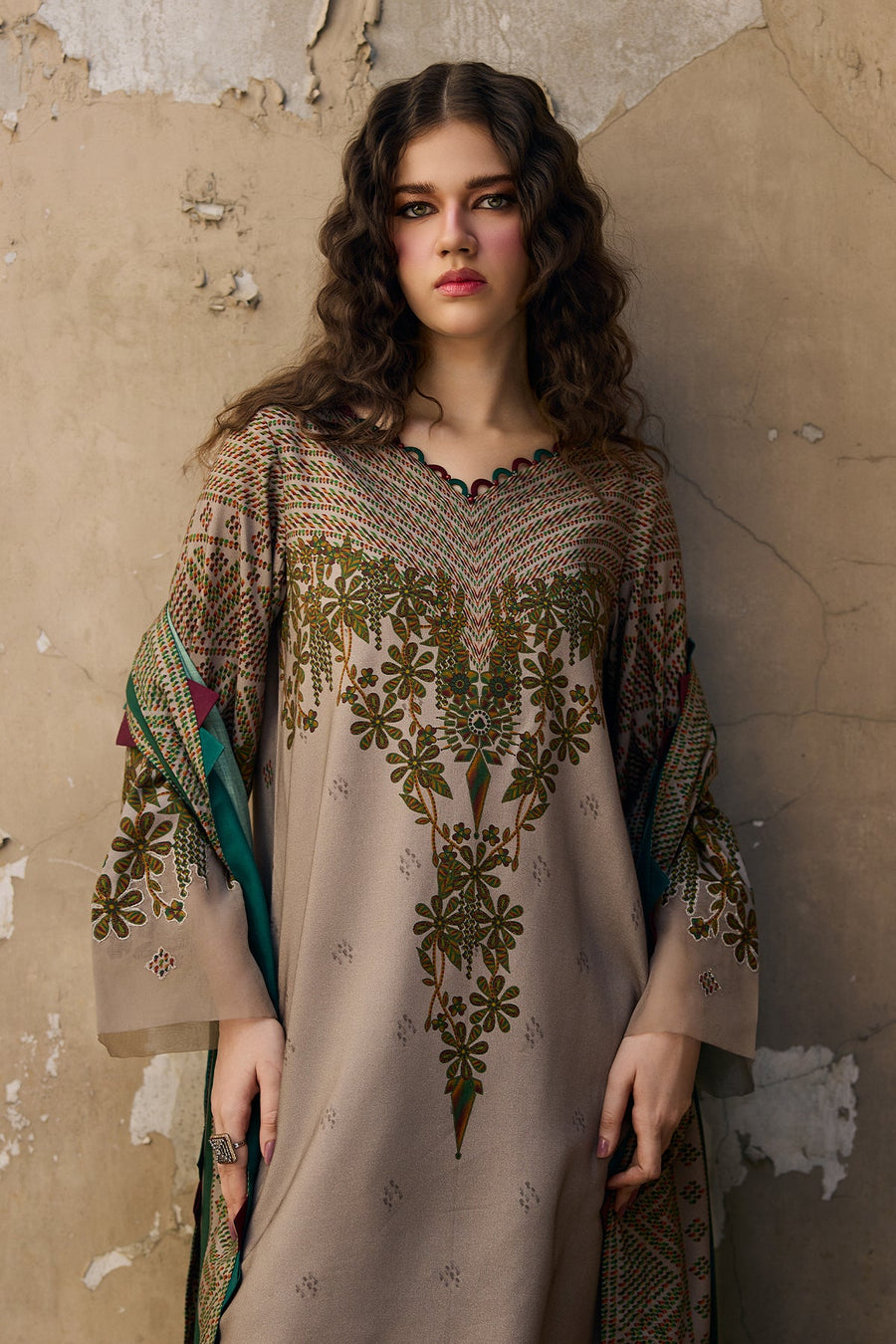 Charizma C-Print Vol-03 Printed Linen Unstitched 3Pc Suit CPW5-19
