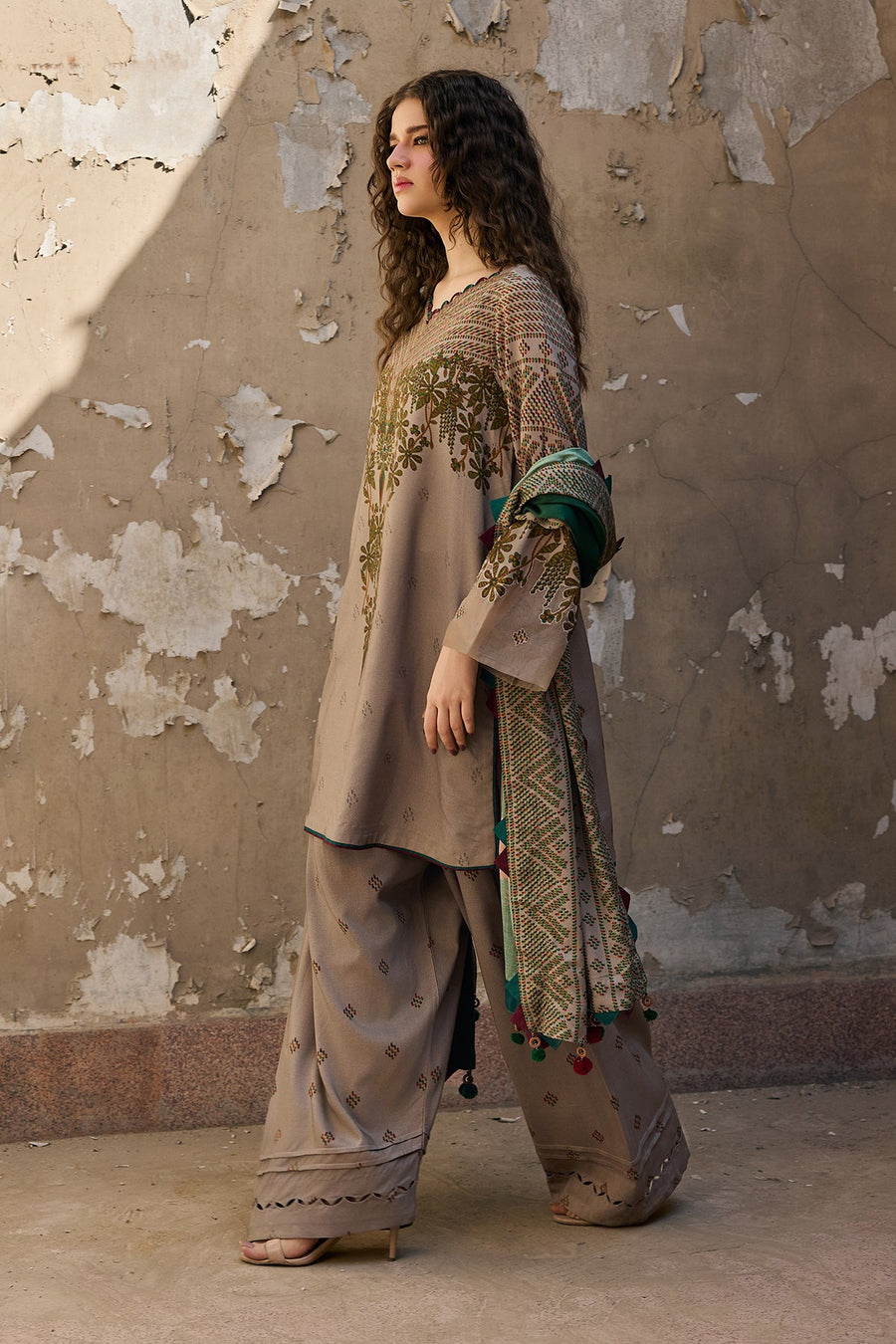 Charizma C-Print Vol-03 Printed Linen Unstitched 3Pc Suit CPW5-19