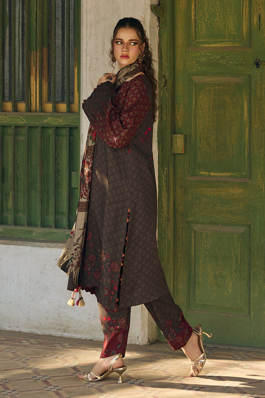Charizma C-Print Vol-03 Printed Linen Unstitched 3Pc Suit CPW5-21