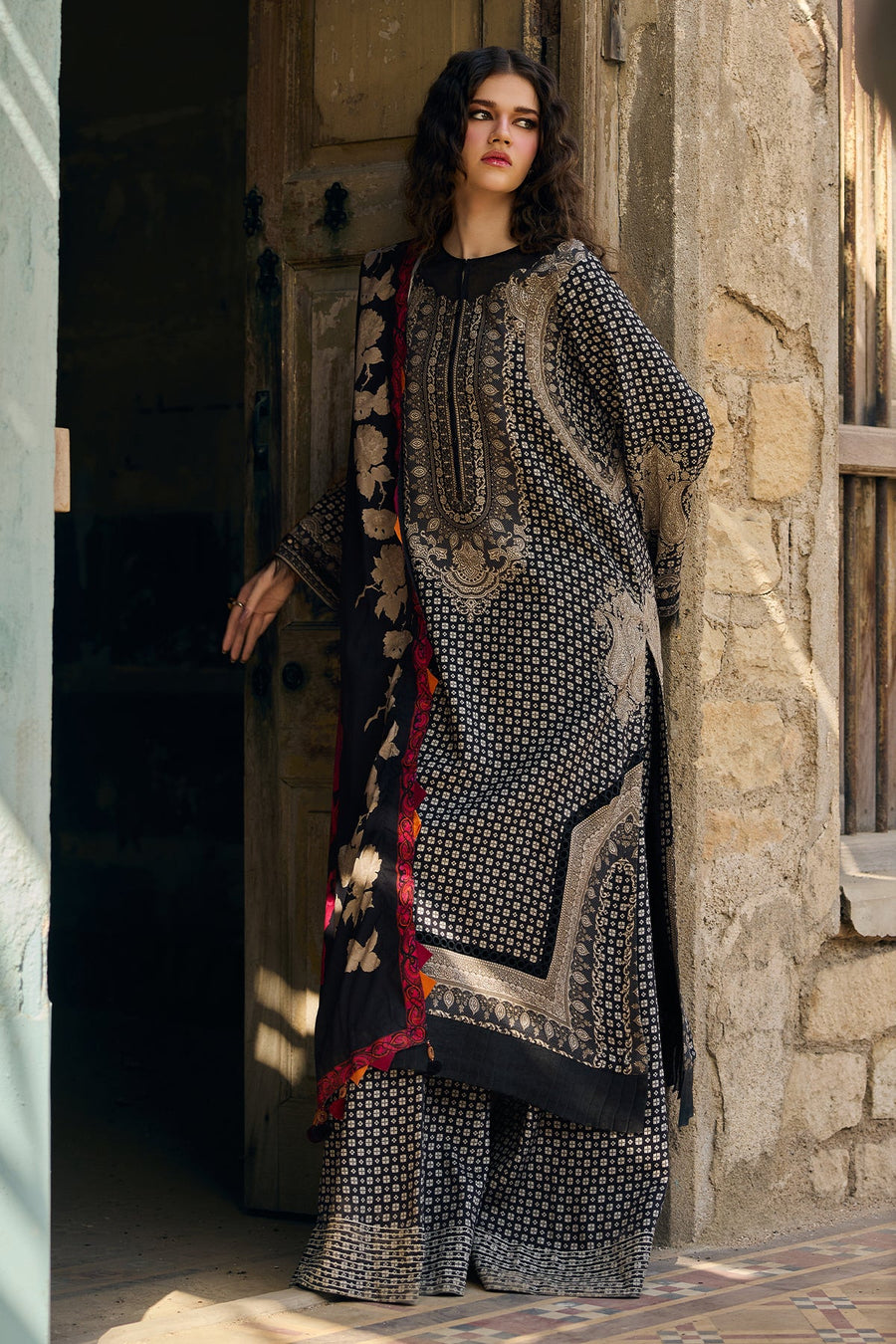 Charizma C-Print Vol-03 Printed Linen Unstitched 3Pc Suit CPW5-22