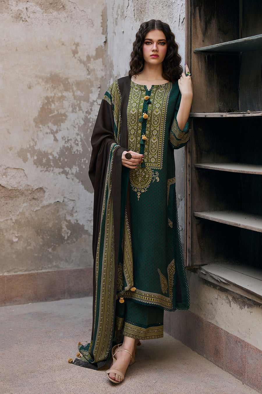 Charizma C-Print Vol-03 Printed Linen Unstitched 3Pc Suit CPW5-24