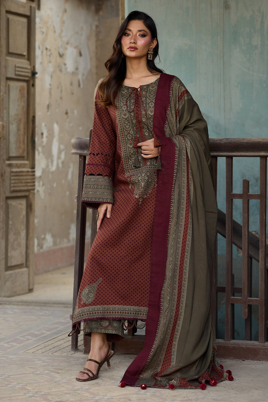 Charizma C-Print Vol-03 Printed Linen Unstitched 3Pc Suit CPW5-25