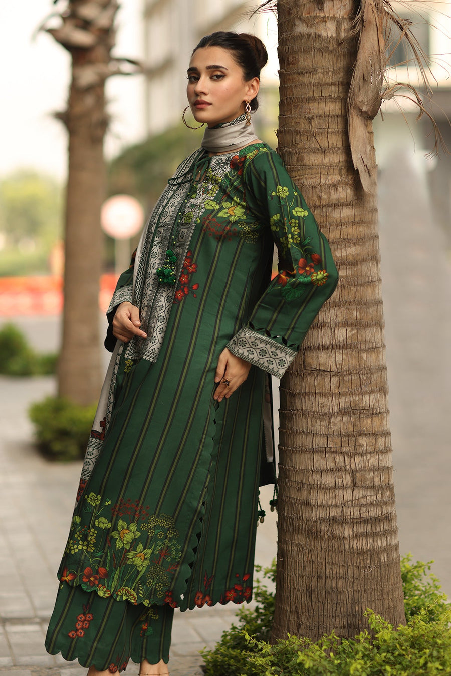Charizma C-Print Vol-03 Printed Linen Unstitched 3Pc Suit CPW5-26