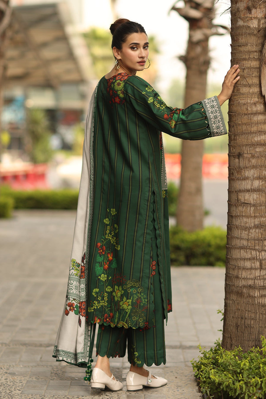 Charizma C-Print Vol-03 Printed Linen Unstitched 3Pc Suit CPW5-26