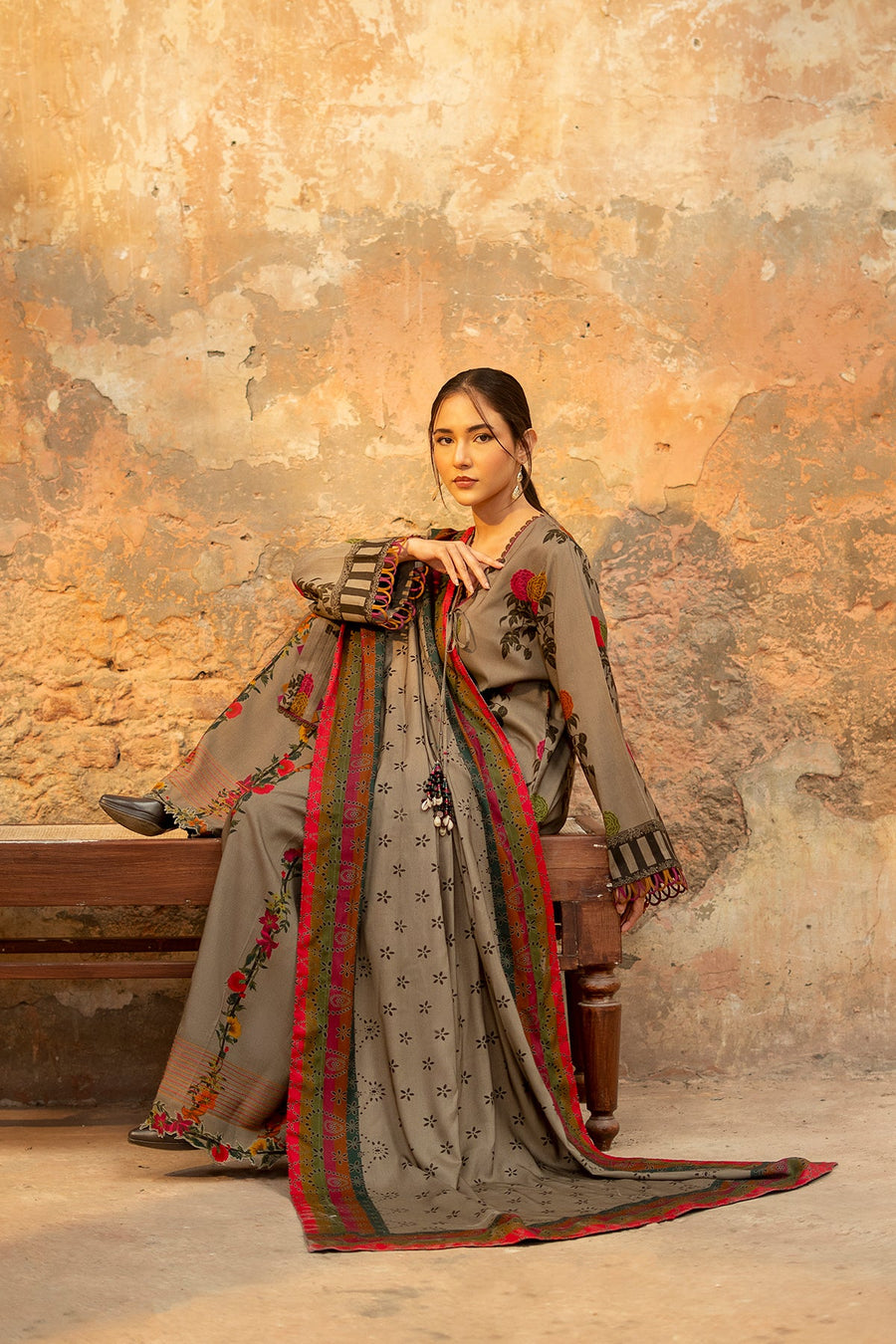 Charizma C-Print Vol-03 Printed Linen Unstitched 3Pc Suit CPW5-27