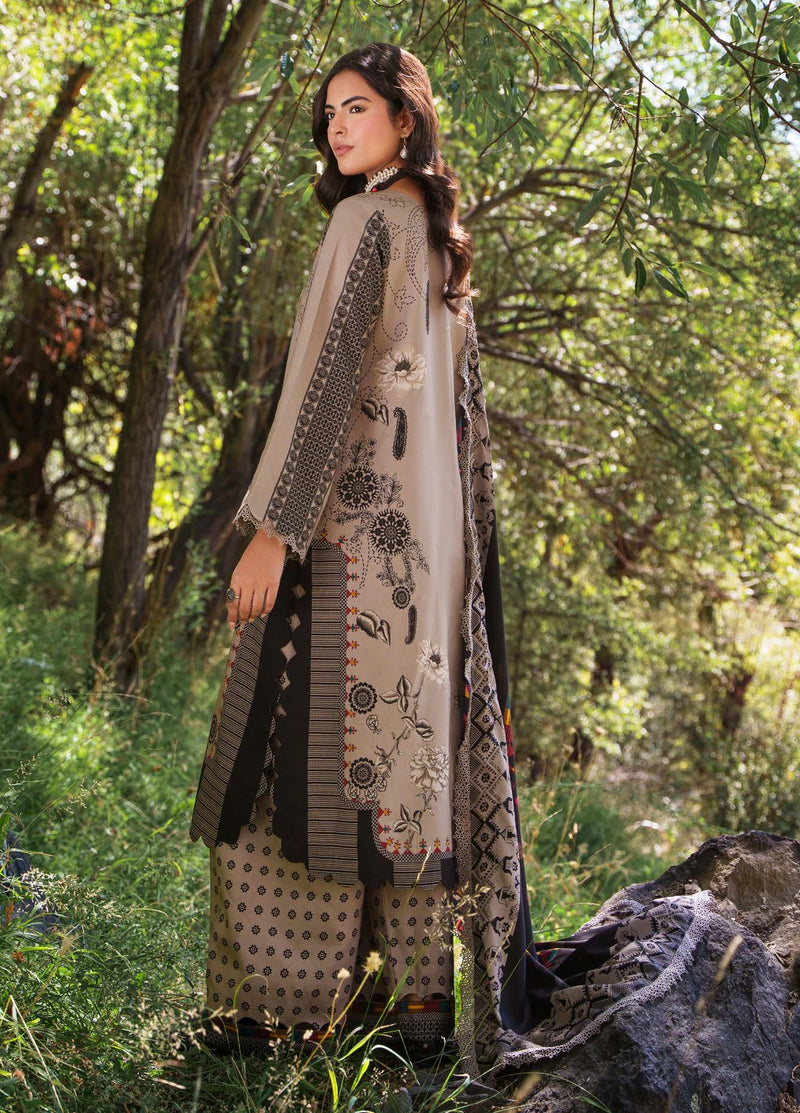 Charizma C-Print Printed Linen Unstitched 3Pc Suit CPW6-03