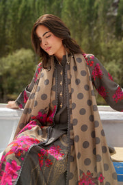 Charizma C-Print Printed Linen Unstitched 3Pc Suit CPW6-04