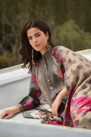 Charizma C-Print Printed Linen Unstitched 3Pc Suit CPW6-04