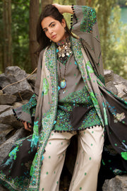 Charizma C-Print Printed Linen Unstitched 3Pc Suit CPW6-05
