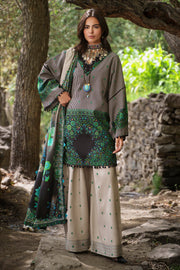 Charizma C-Print Printed Linen Unstitched 3Pc Suit CPW6-05