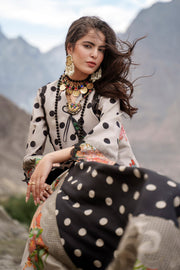 Charizma C-Print Printed Linen Unstitched 3Pc Suit CPW6-07