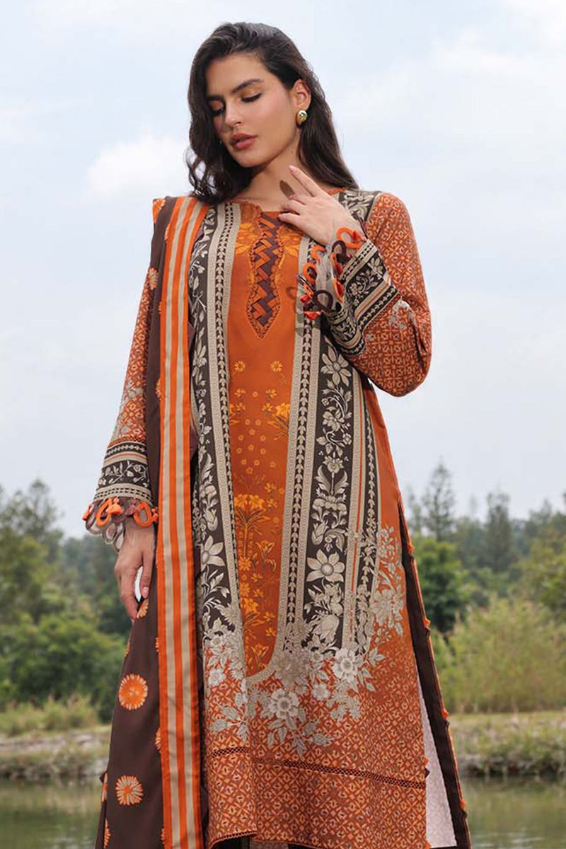 Charizma C-Print Vol-02 Printed Linen Unstitched 3Pc Suit CPW6-11