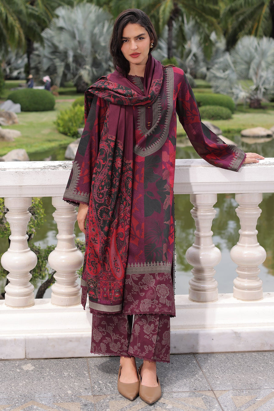 Charizma C-Print Vol-02 Printed Linen Unstitched 3Pc Suit CPW6-12