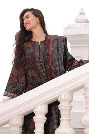 Charizma C-Print Vol-02 Printed Linen Unstitched 3Pc Suit CPW6-17