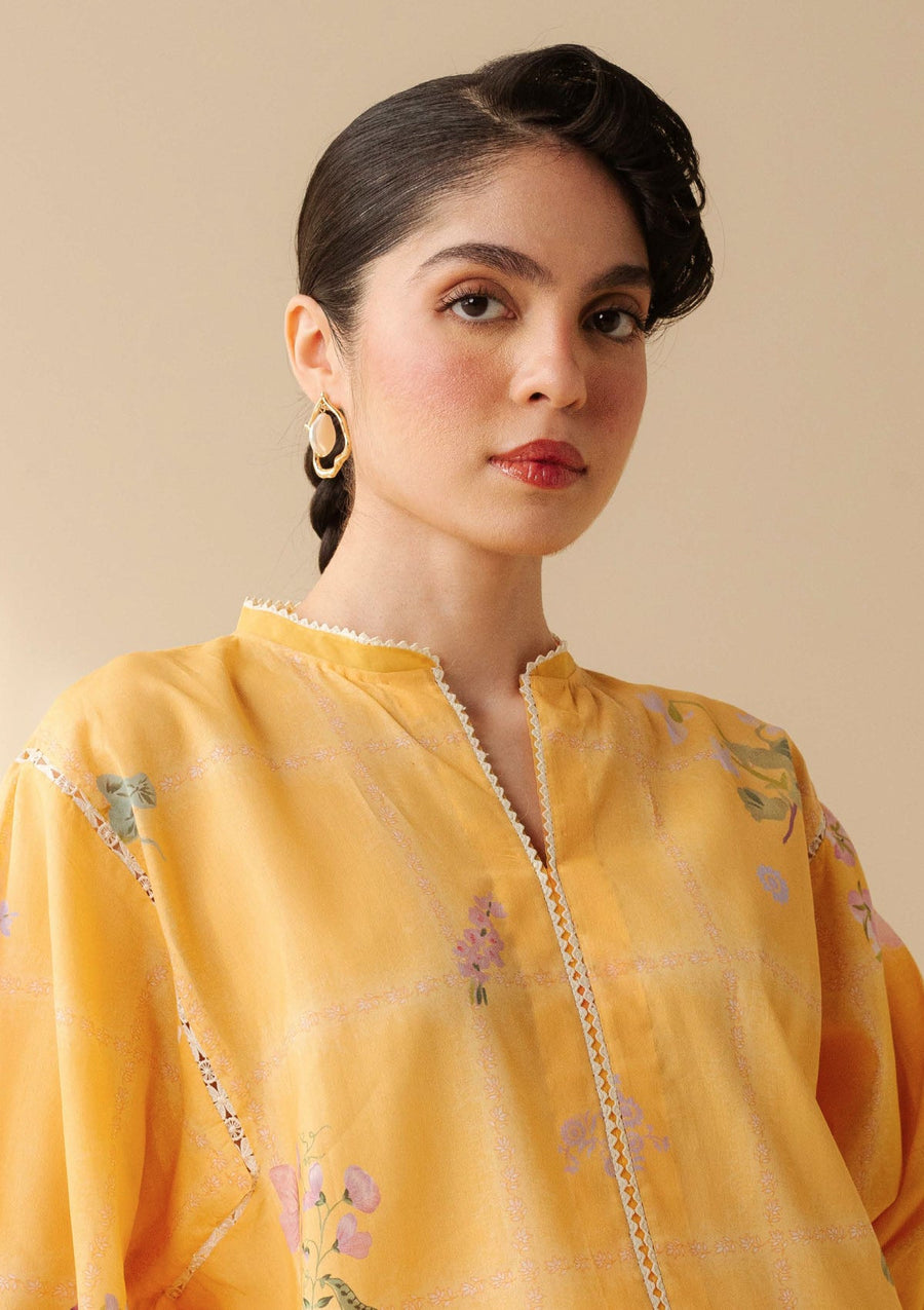 Coco by Zara Shahjahan Prints Unstitched Lawn 3Pc Suit CP-10B Luna