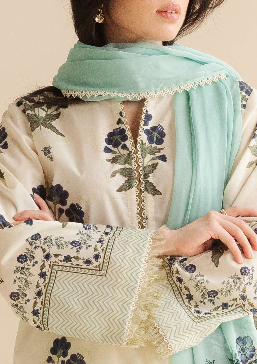 Coco by Zara Shahjahan Prints Unstitched Lawn 3Pc Suit CP-02B RAYA