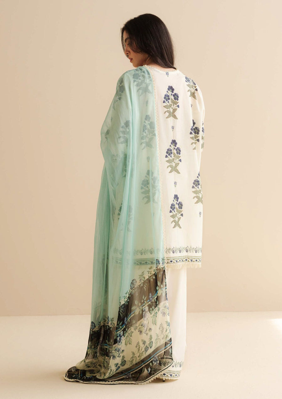 Coco by Zara Shahjahan Prints Unstitched Lawn 3Pc Suit CP-02B RAYA