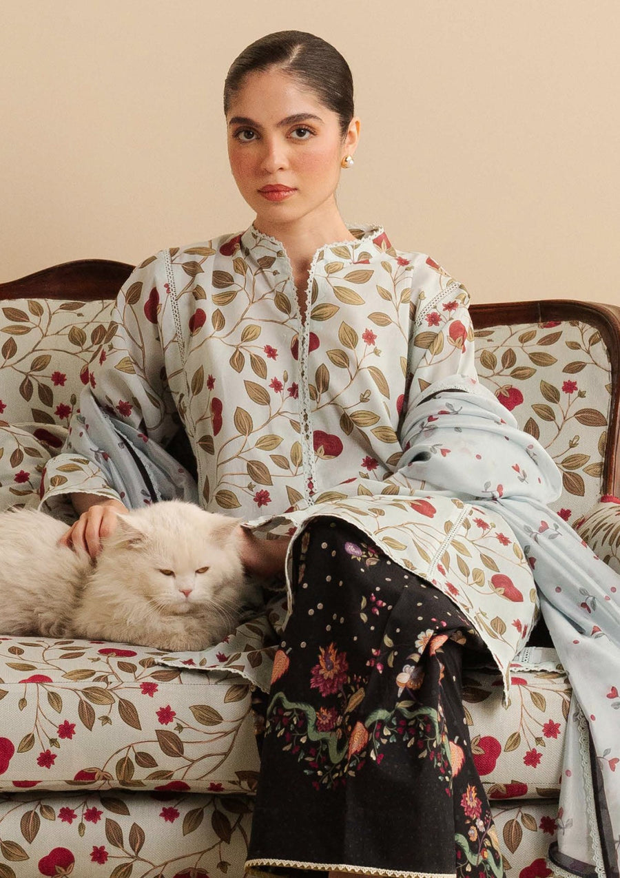 Coco by Zara Shahjahan Prints Unstitched Lawn 3Pc Suit CP-07B REY