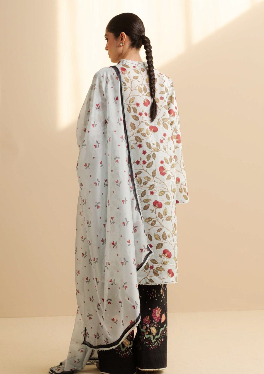 Coco by Zara Shahjahan Prints Unstitched Lawn 3Pc Suit CP-07B REY