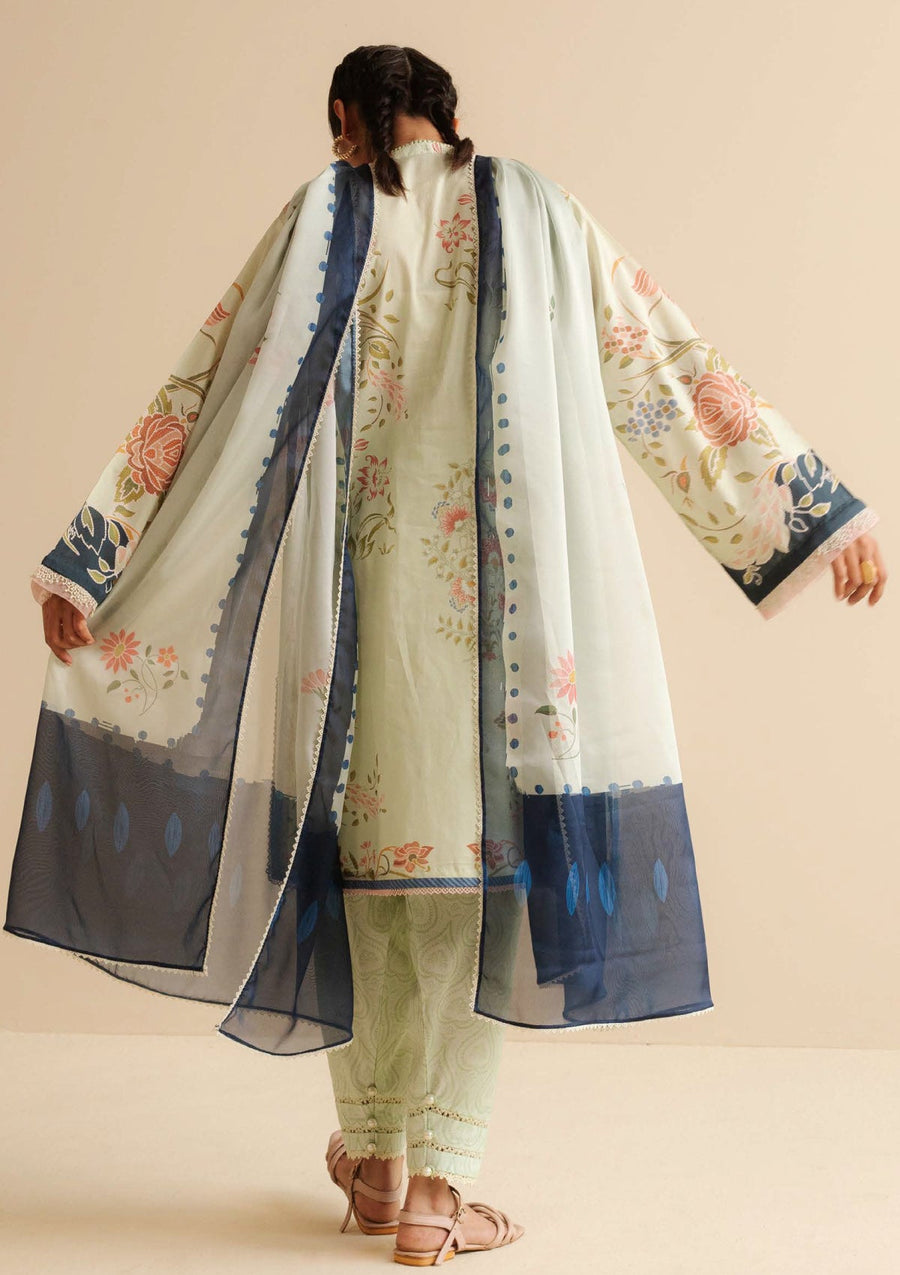 Coco by Zara Shahjahan Prints Unstitched Lawn 3Pc Suit CP-08A VARA