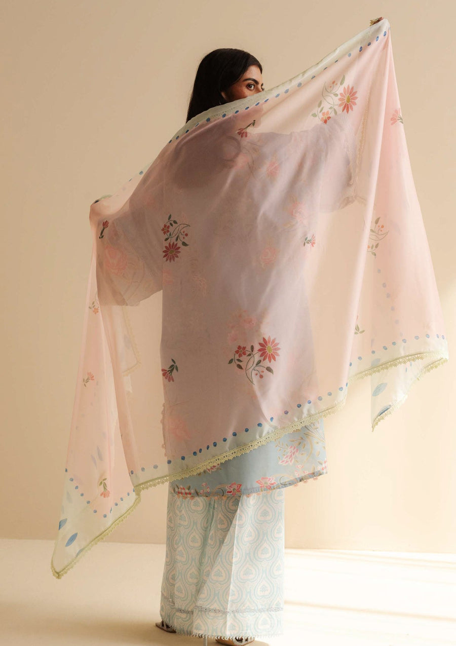 Coco by Zara Shahjahan Prints Unstitched Lawn 3Pc Suit CP-08B VARA