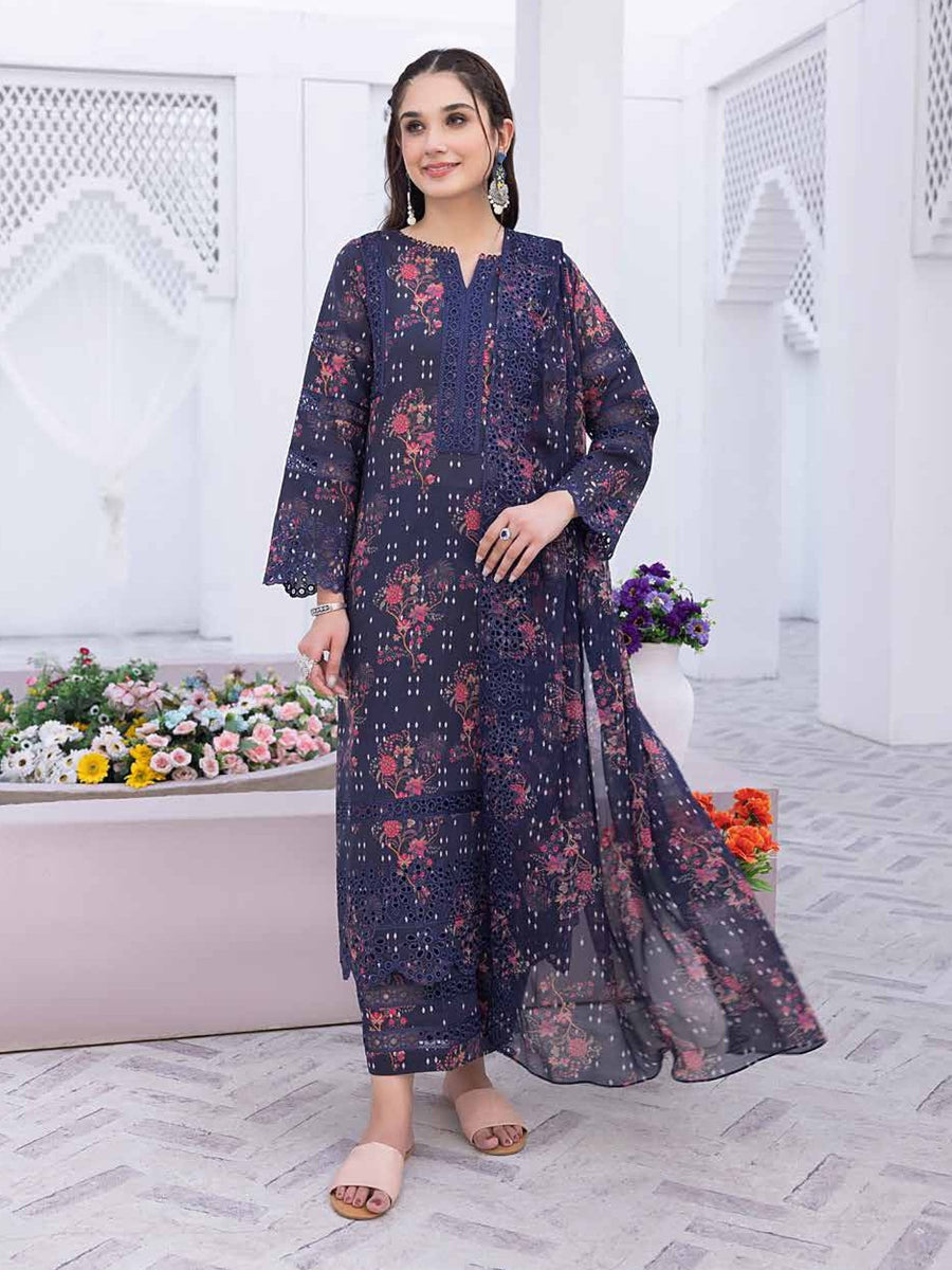 Charizma Rang-e-Bahar Vol-02 Embroidered Lawn Unstitched 3Pc Suit CRB-16