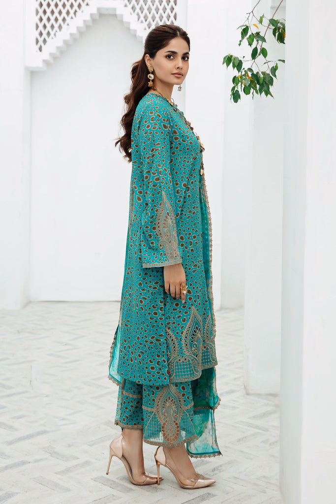 Charizma Rang-e-Bahar Embroidered Lawn Unstitched 3Pc Suit CRB4-07
