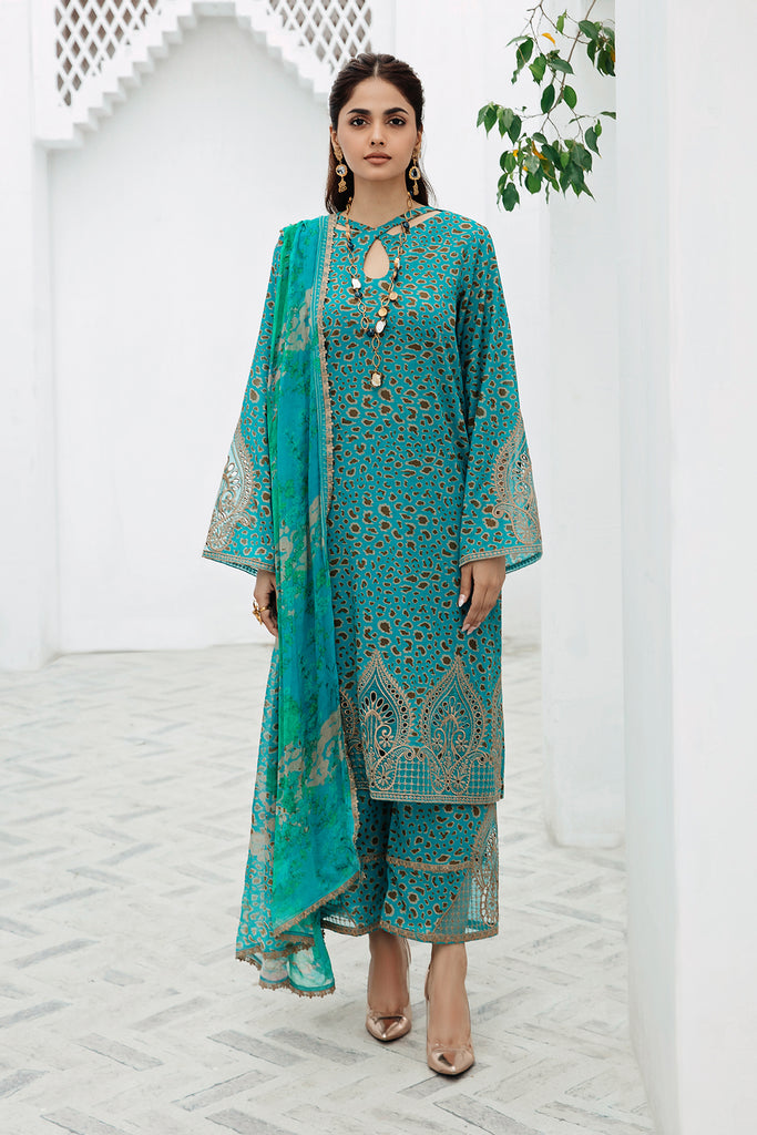 Charizma Rang-e-Bahar Embroidered Lawn Unstitched 3Pc Suit CRB4-07