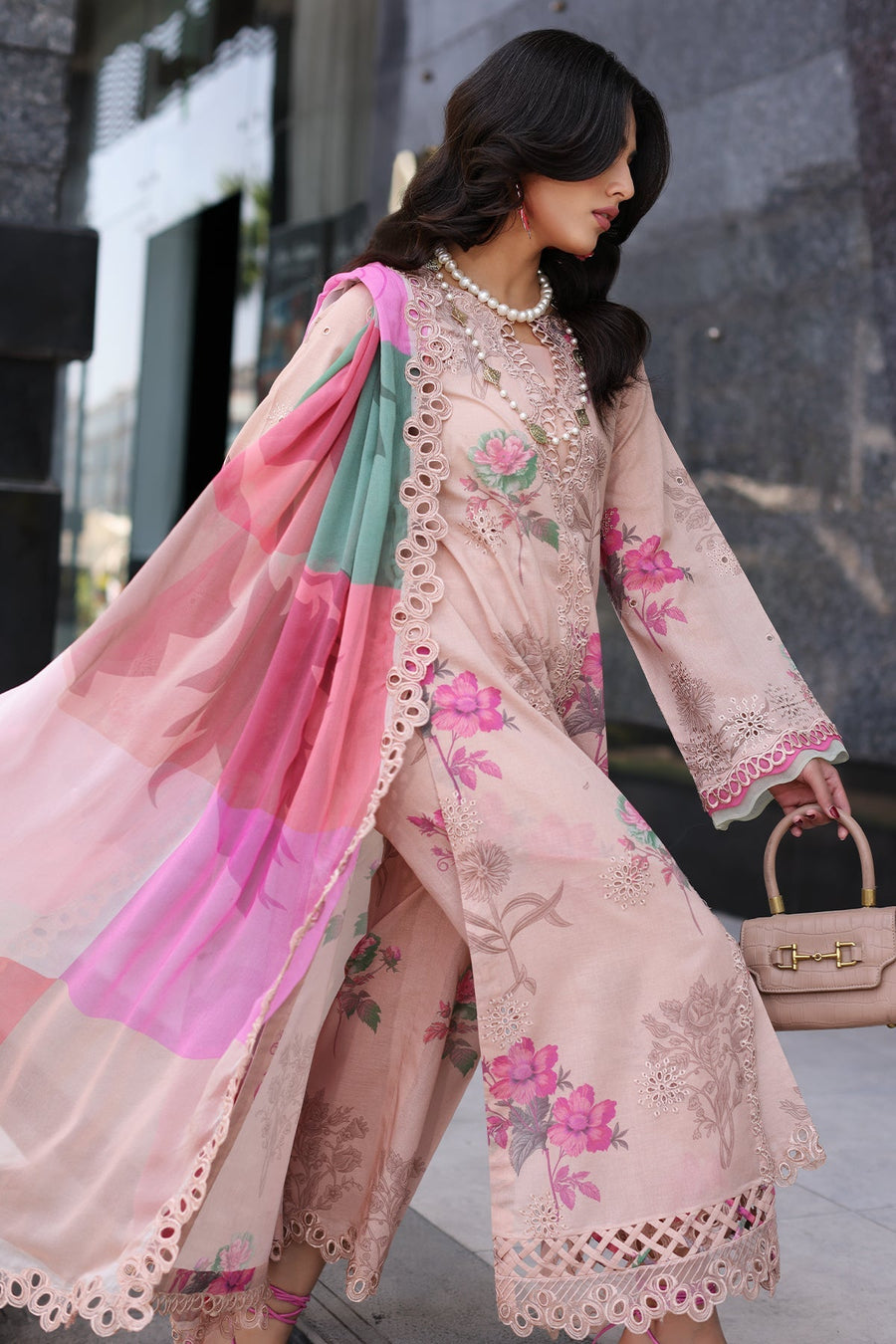 Charizma Rang-e-Bahar Embroidered Lawn Unstitched 3Pc Suit CRB4-15