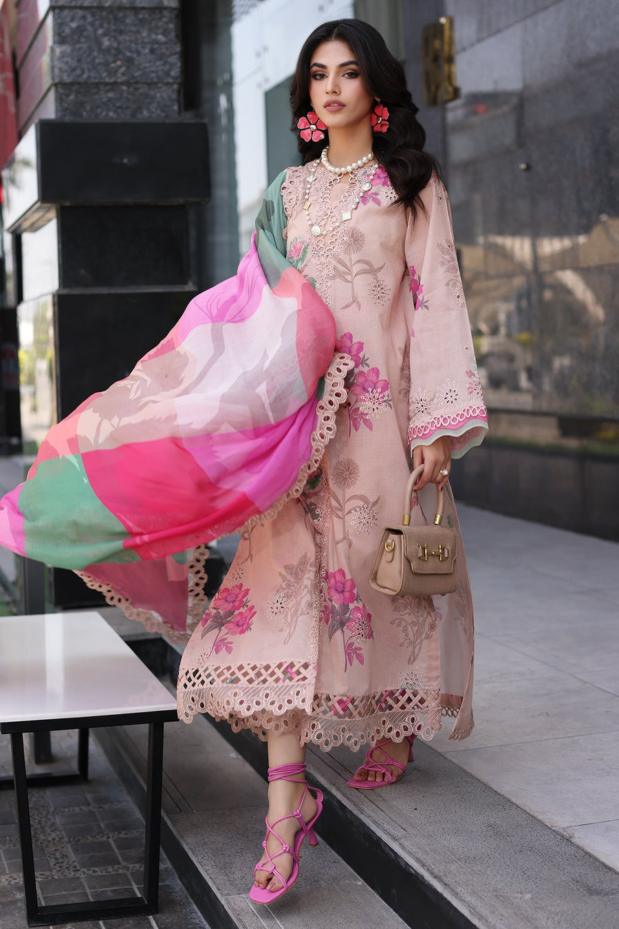 Charizma Rang-e-Bahar Embroidered Lawn Unstitched 3Pc Suit CRB4-15