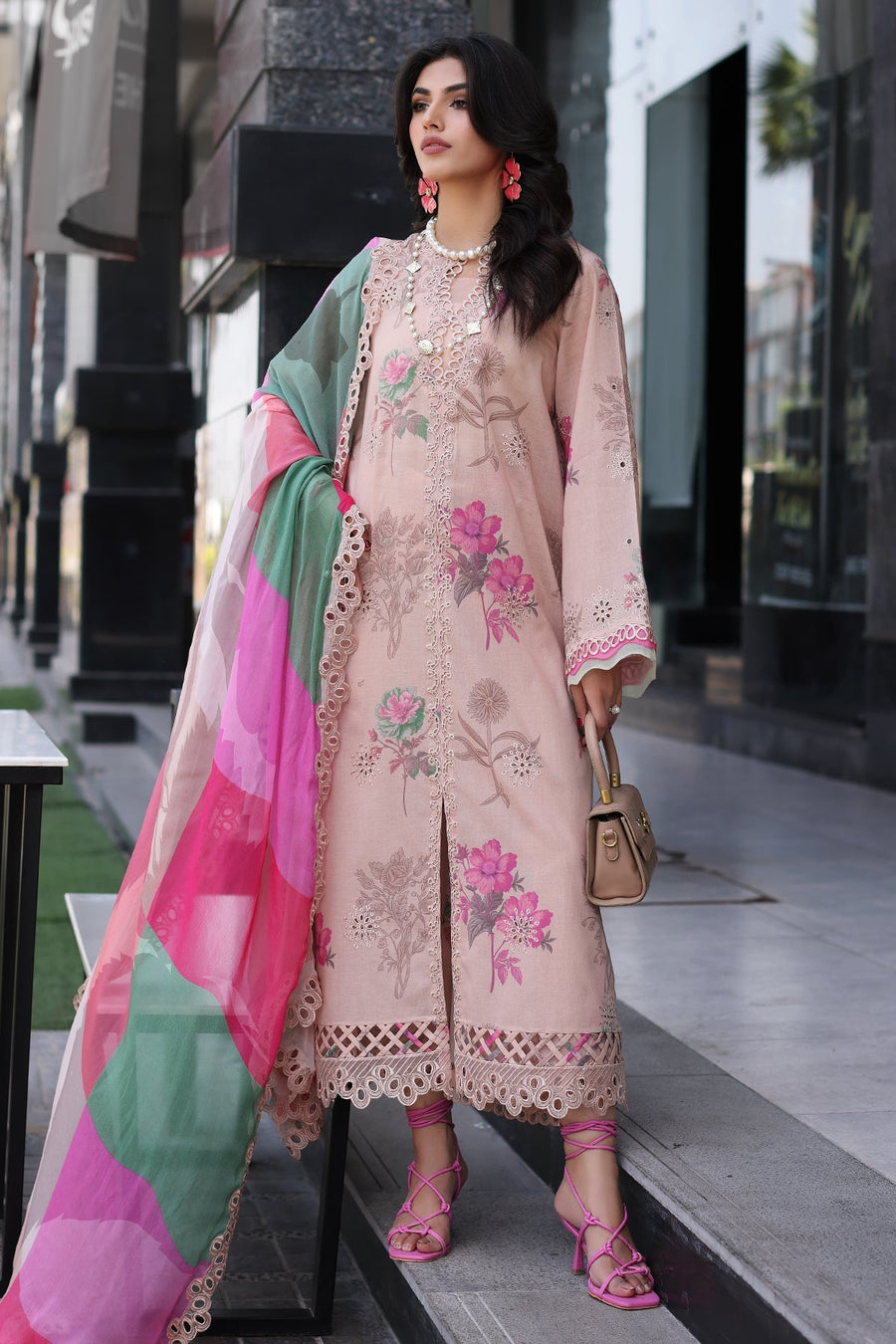 Charizma Rang-e-Bahar Embroidered Lawn Unstitched 3Pc Suit CRB4-15