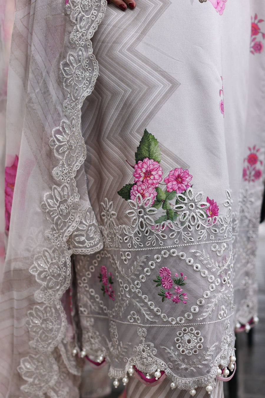 Charizma Rang-e-Bahar Embroidered Lawn Unstitched 3Pc Suit CRB4-17