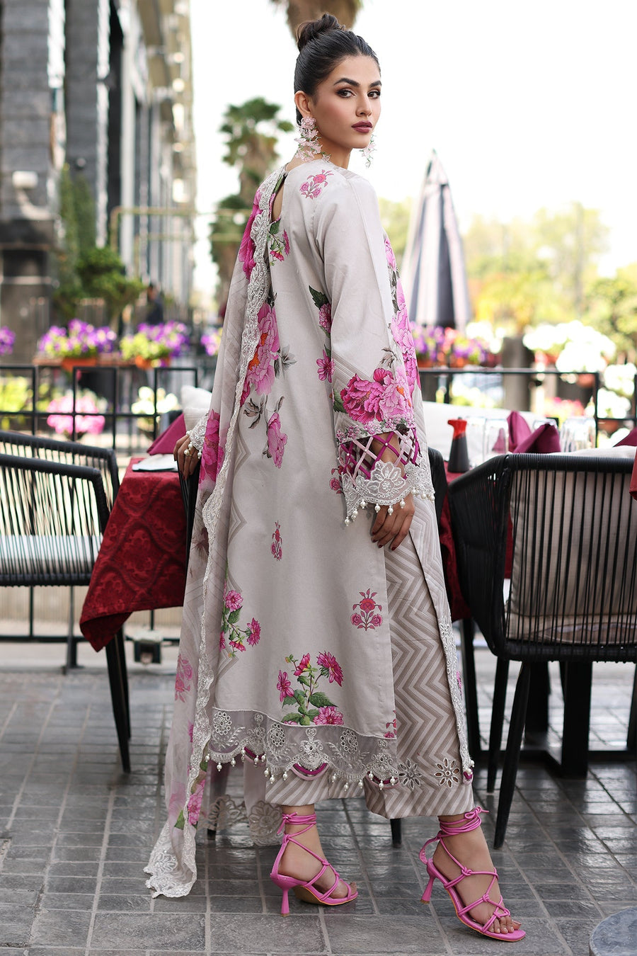 Charizma Rang-e-Bahar Embroidered Lawn Unstitched 3Pc Suit CRB4-17