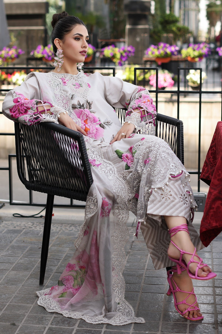 Charizma Rang-e-Bahar Embroidered Lawn Unstitched 3Pc Suit CRB4-17