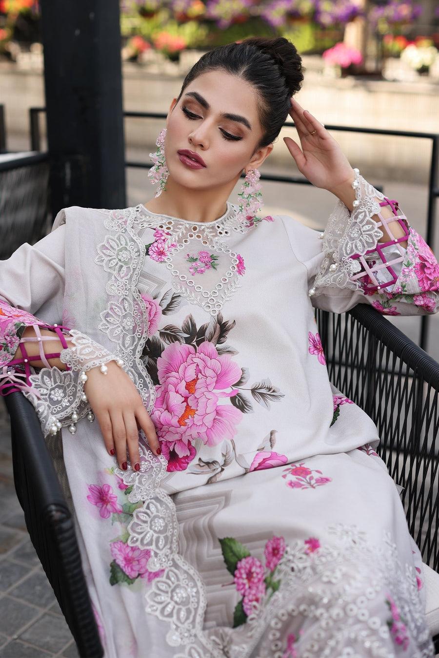 Charizma Rang-e-Bahar Embroidered Lawn Unstitched 3Pc Suit CRB4-17